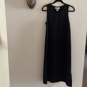 Original TY Wear women’s size 6P sleeveless Midi dress BLACK Classy Elegant